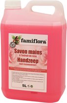 Famiflora roos handzeep navulling - Grootverpakking van 5 liter - Bidon zeep