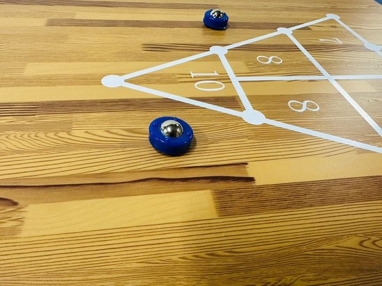 Biljarttafel 7 voet Multi-game rode Air Hockey Tennistafel - Stark