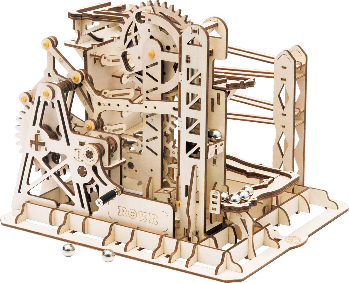 Robotime - Knikkerbaan - Marble Explorer - DIY - 3D - Houten Modelbouw - LG503