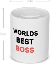Akyol - worlds best boss Spaarpot - Baas - de beste baas - collega's - werknemers - verjaardagscadeau - verjaardag - cadeau - afscheidscadeau - geschenk - leuke cadeau - kado - gift - 350 ML inhoud