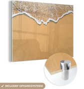 MuchoWow® Peinture sur verre 160x120 cm - Peinture sur verre acrylique - Plage - Été - Mer - Photo sur verre - Peintures