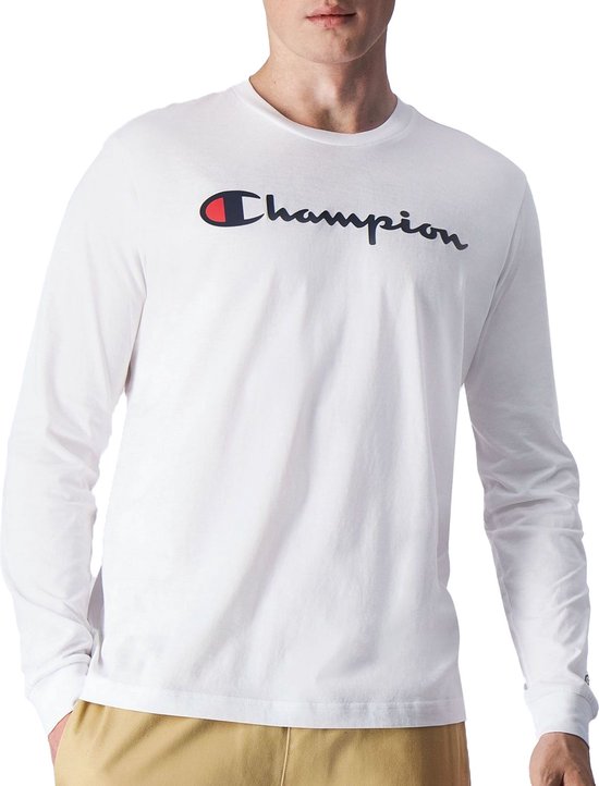 Champion Embroidered Longsleeve T-shirt Mannen