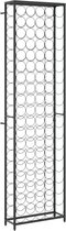 vidaXL - Wijnrek - voor - 95 - flessen - 54x18x200 - cm - smeedijzer - zwart