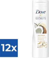Dove - Nourishing Secrets Body Lotion - Voordeelverpakking 12 stuks