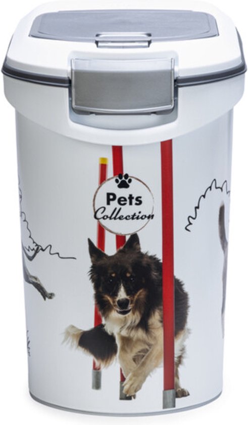 Curver - Conteneur de nourriture pour chien - Blanc - 35L - 12kg