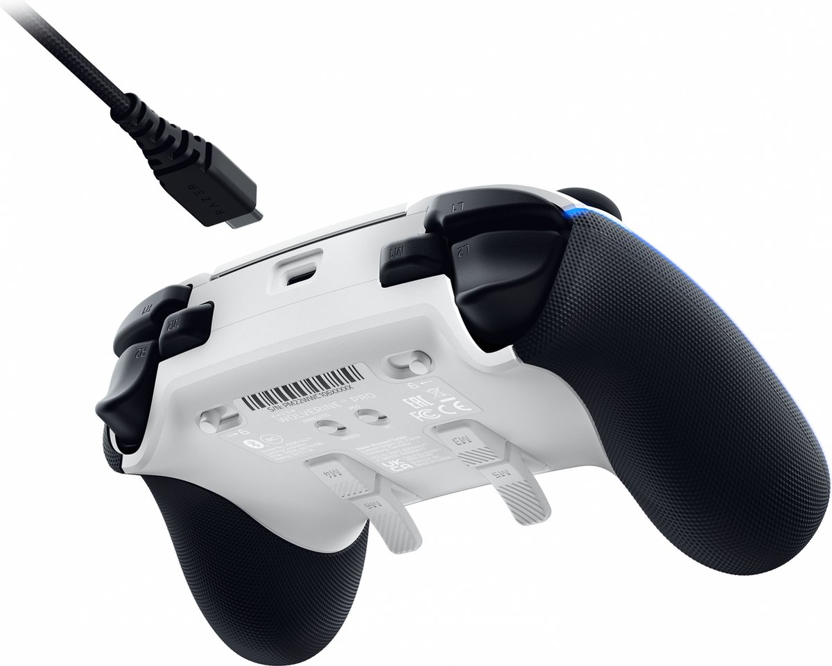 Razer Wolverine V2 Pro - Draadloze Gaming Controller - PlayStation Licensed - PS5 & PC - Zwart/Wit – foto 5