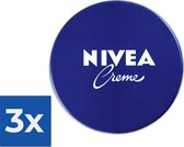 NIVEA Crème - 400 ml - Bodycrème - Voordeelverpakking 3 stuks