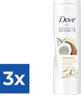 Dove - Nourishing Secrets Body Lotion - Voordeelverpakking 3 stuks