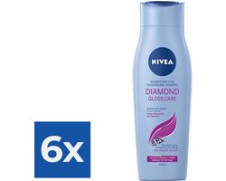 Nivea Shampoo Diamond Gloss - 250ml - Voordeelverpakking 6 stuks