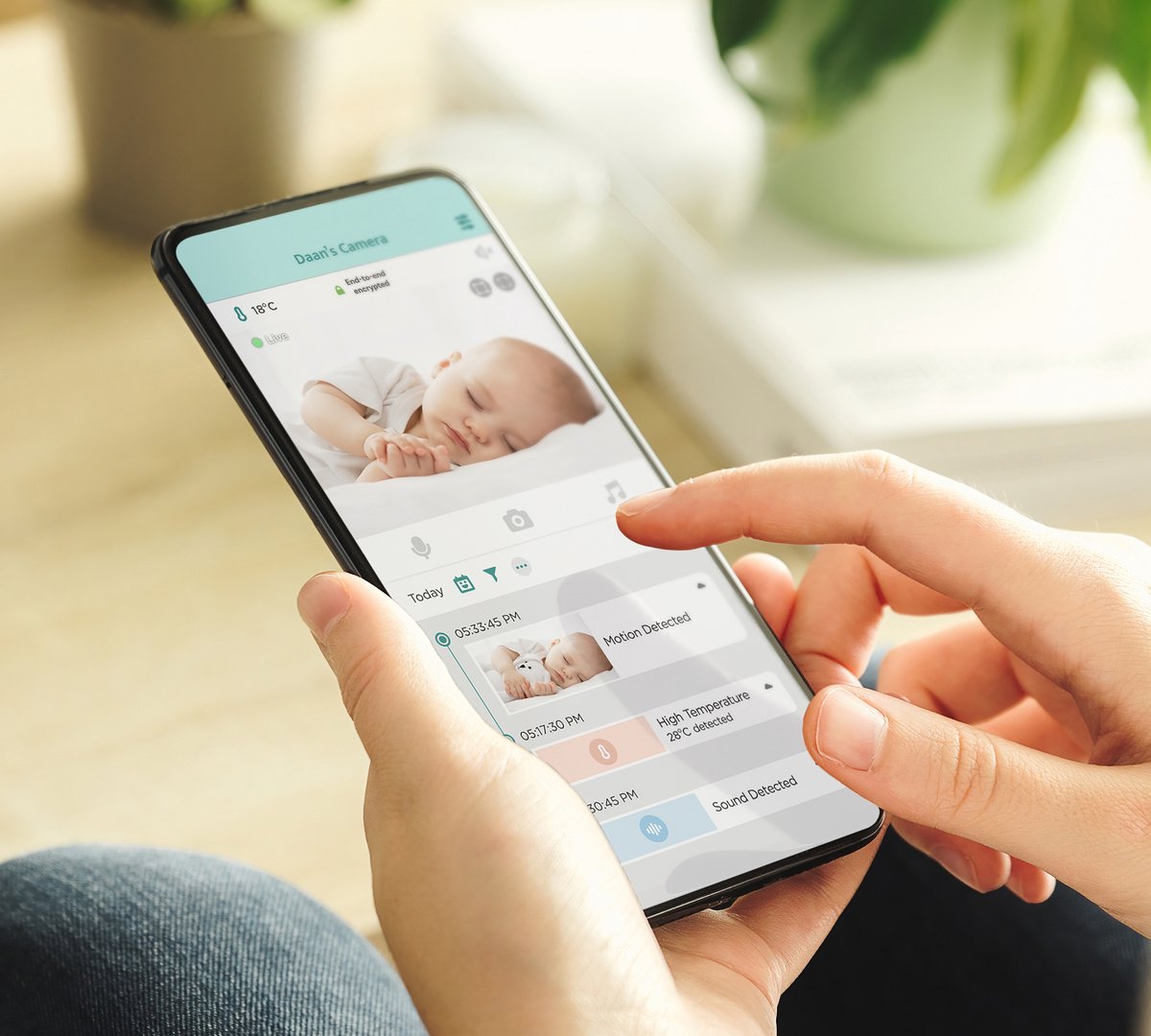 LUVION Essential Connect - Babyfoon met Camera én App thumbnail 6