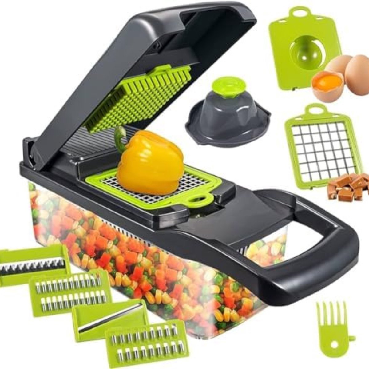 Groentesnijder Multifunctioneel - Groentesnijder Handmatig - Groentehakker