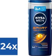 NIVEA Men Sport Douchegel - 250ml - Voordeelverpakking 24 stuks