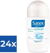 Sanex Dermo Protector Minerals Anti-Transpirant Deodorant Roller 50 ml - Voordeelverpakking 24 stuks