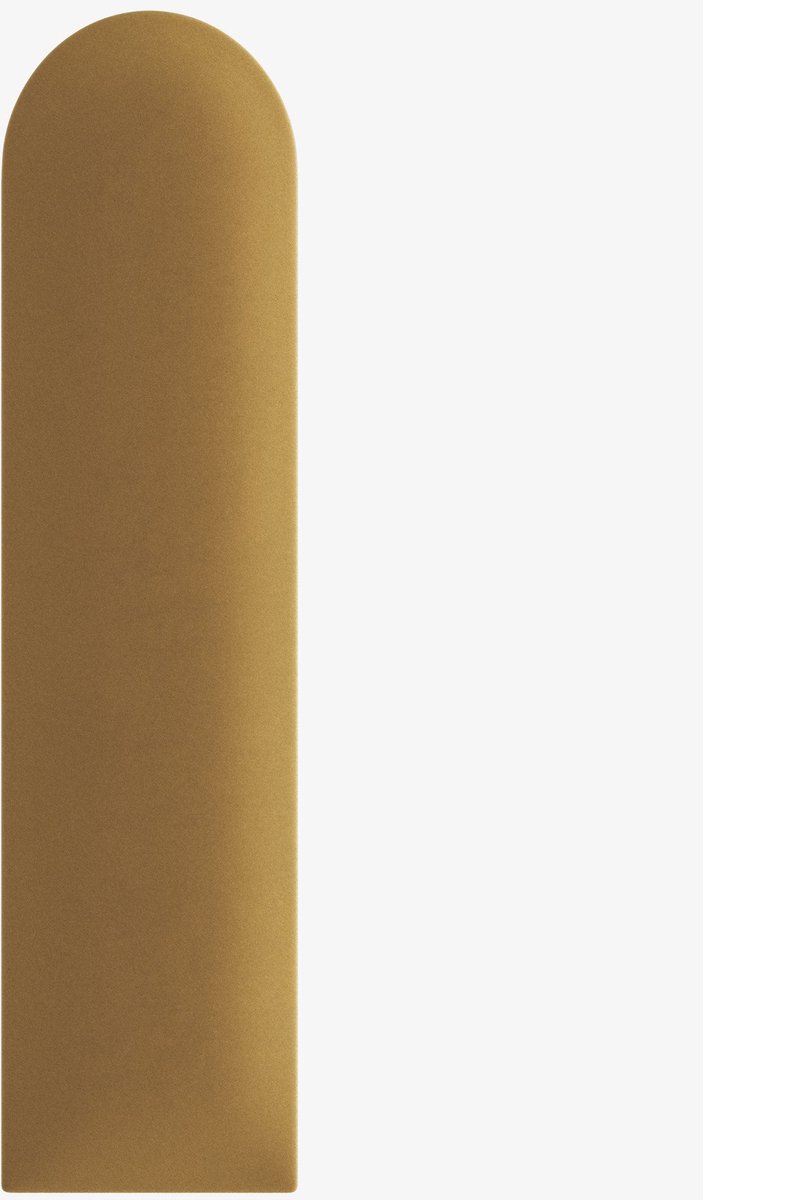 Polvio Stoffen wandtegel 15x60 Ovaal Mosterd 10st/pak