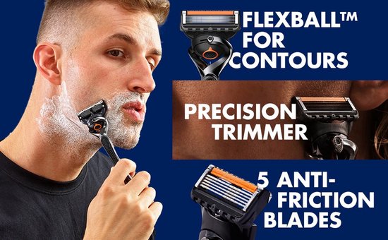 Gillette - Fusion 5 - ProGlide - Scheermejses/Navulmesjes - 4 Stuks