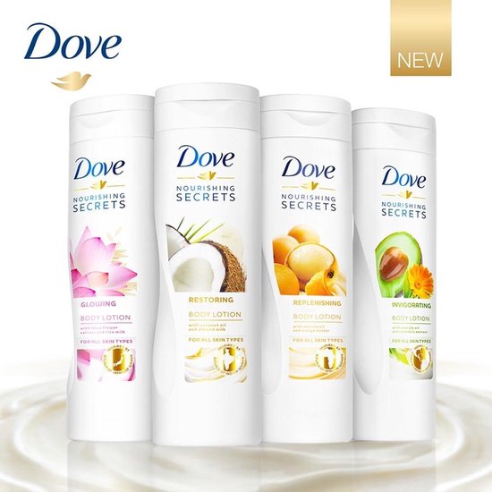 400 ml Dove Bodylotion - Invigorating Ritual met Avocado van Merkloos — afbeelding 4