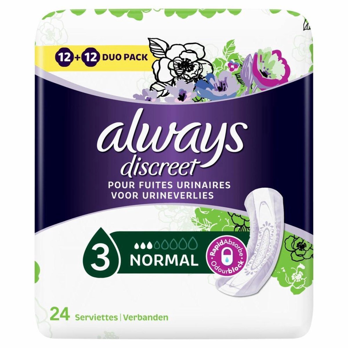 Always Discreet Maandverband Normal 24 stuks