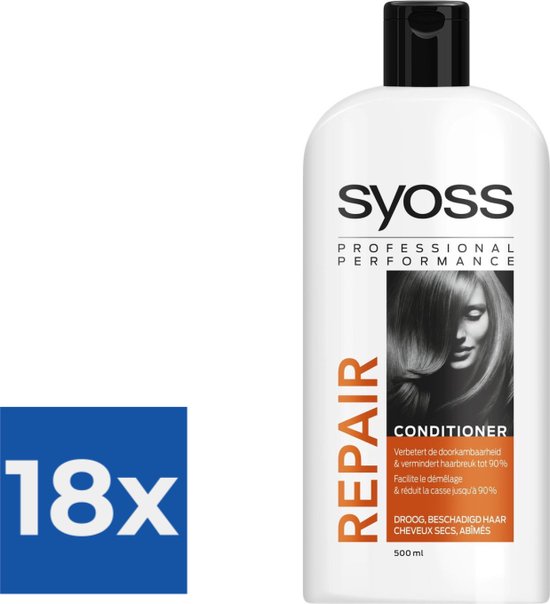 Syoss Conditioner Repair Therapy - Voordeelverpakking 18 stuks