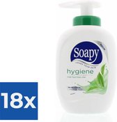 Soapy vl.zp.anti hygiene pomp 300 ml - Voordeelverpakking 18 stuks