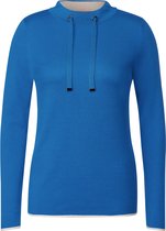 Pull Femme Cecil TOS Doubleface Turtle Pullover - couleur Blue Dynamic - Taille xl