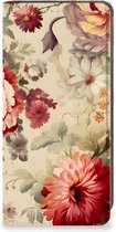 Smart Cover geschikt voor Samsung Galaxy A53 Bloemen