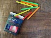 Floz Design spaakreflector staafjes - lichtgevende neon spaakstaafjes - spaaksticks - schoencadeau
