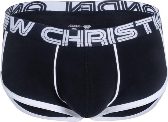 Andrew Christian Slow Fashion Boxer w/ SHOW-IT® Black - MAAT L - Heren Ondergoed - Boxershort voor Man - Mannen Boxershort