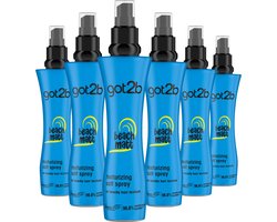 Got2B Beach Matt Texturizing Salt Spray - Haarstyling – Sea Salt Spray – Texture Spray – Beach Waves – Voordeelverpakking - 6 x 200 ml