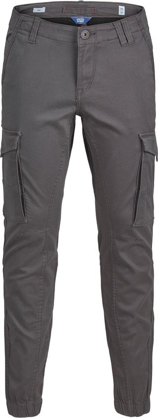 JACK&JONES JUNIOR JPSTPAUL JJFLAKE 542 ASPHALT NOOS JNR Jongens Broek - Maat 128