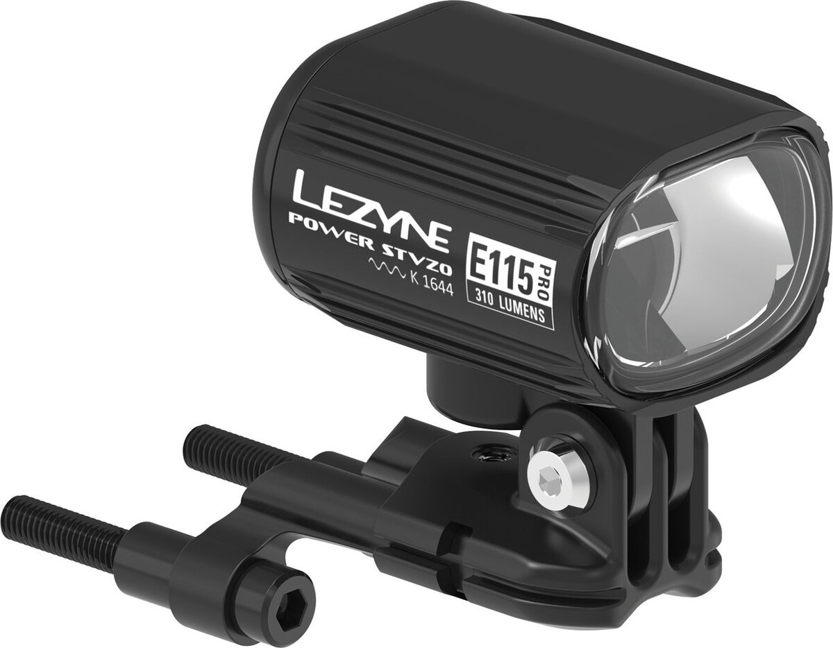Lezyne E-bike Power Pro E115 Stvzo Voorlamp Zilver 310 Lumens