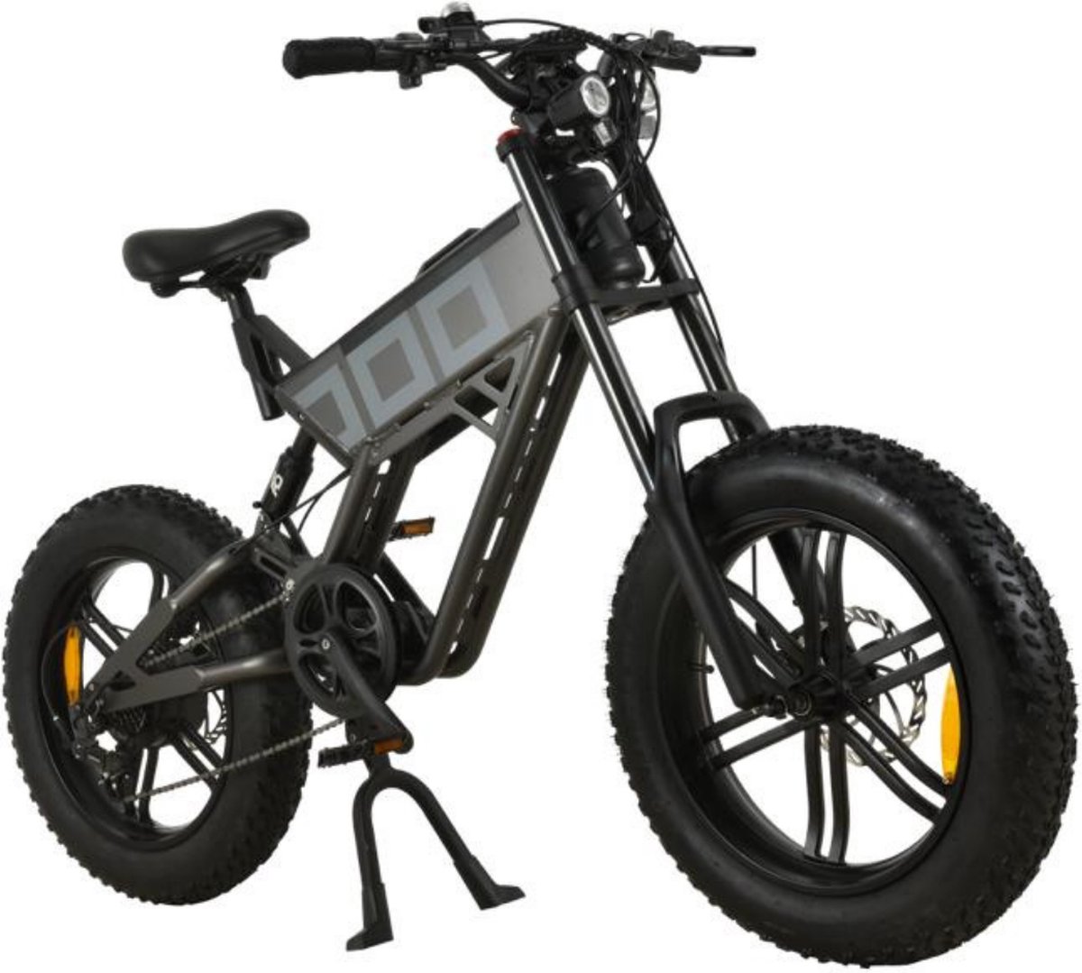 P4B - Fatbike - Elektrische Fatbike - Elektrische Fiets - Elektrische Mountainbike - E bike - Grijs - 1 jaar garantie - Legaal openbare weg