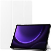 Case2go - Tablet hoes geschikt voor Samsung Galaxy Tab S9 FE (2023) - Tri-fold Case - Wit