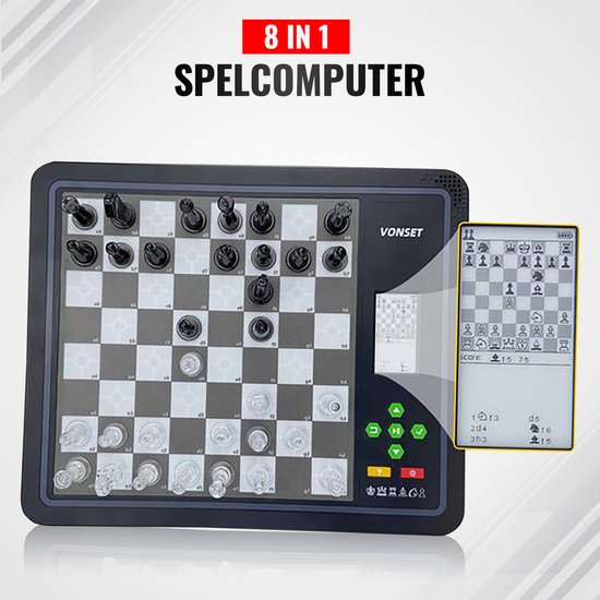 Vonset Core L6 Jeu d'échecs électronique pour adultes et enfants Échiquier  électronique pour débutants amateurs d'échecs électroniques