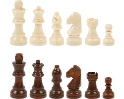 Shagam - Schaakstukken Hout - Magnetisch - Staunton - Speelstukken - Schaken - 62 mm