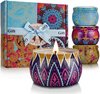 Geurkaarsen set - scented candles, aroma candles, candle gift set van 4