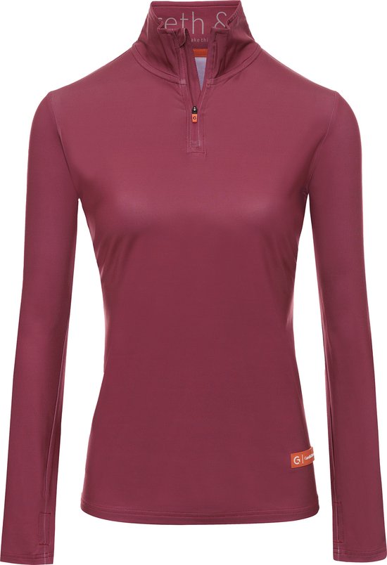 Gareth & Lucas Skipully The - Dames - 100% Gerecycled Polyester - Midlayer Sportshirt - Wintersport