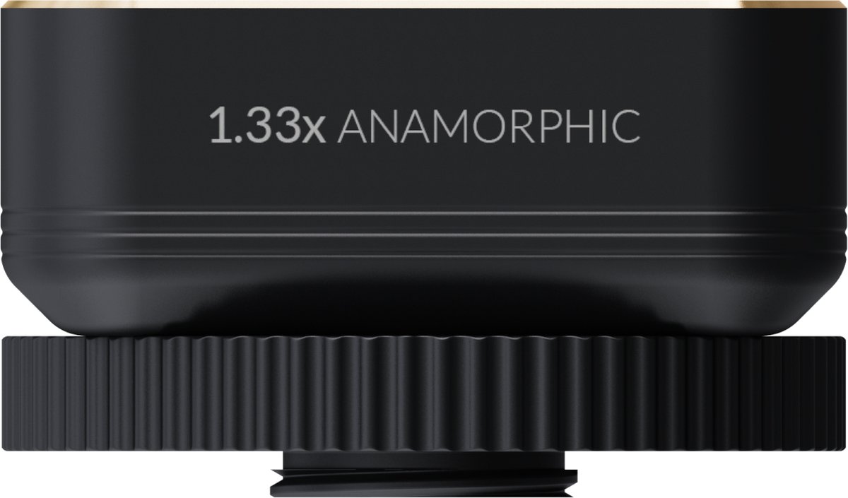 ShiftCam LensUltra 1.33X Anamorphic - lens voor smartphone - mobiele fotografie - groothoekbeeld - cinematische lensflare - 21:9 aspectratio-lens