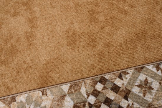 Tapiso – tapis de couloir en caoutchouc antidérapant, marron, Beige, pour couloir Oriental, salon, taille 80x100