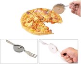 Jumada's - Verhuisbestek voor pizza's - Dit is een pizza snijder en vork in 1 - Pizzaroller + vork