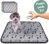 Jooba Puppy training pads - Wasbare puppy pads 2 Stuks - Hondentoilet - 70x50cm - Puppy - Plasmat