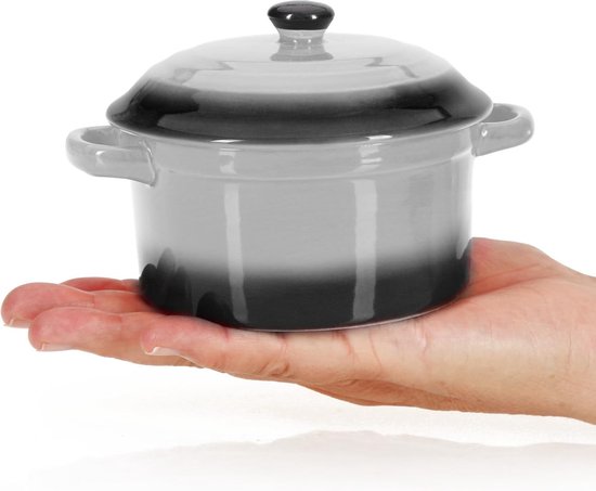 Maku Keramische ovenschaal met deksel 2 L