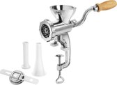 Tomado Metaltex - Jack 3 in 1 - Vleesmolen - Worstenmaker - Deegvorm - Aluminium