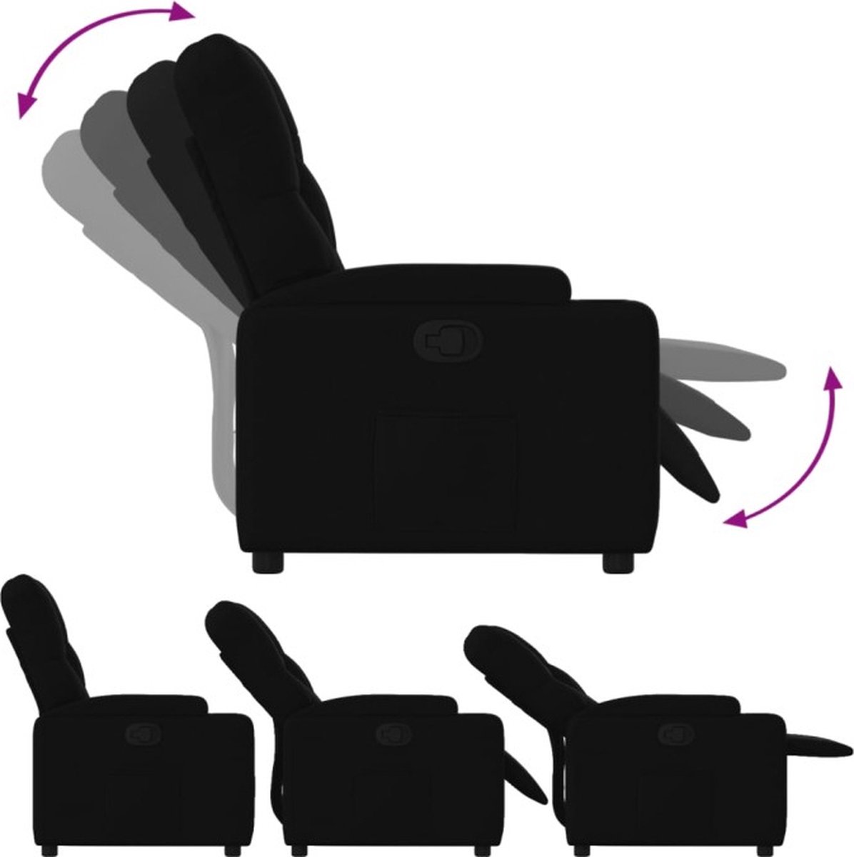 vidaXL vidaXL Verstelbare Fauteuil - afbeelding 3