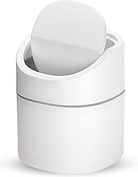 sinzau Tafelvuilnisemmer, 2 stuks bureau-vuilnisemmer zonder afdekking, mini-cosmetica-emmer voor badkamer, keuken, kantoor, blauw, groen sinzau Tafelvuilnisemmer, 2 stuks bureau-vuilnisemmer zonder afdekking, mini-cosmetica-emmer voor badkamer, keuken, kantoor, blauw, groen