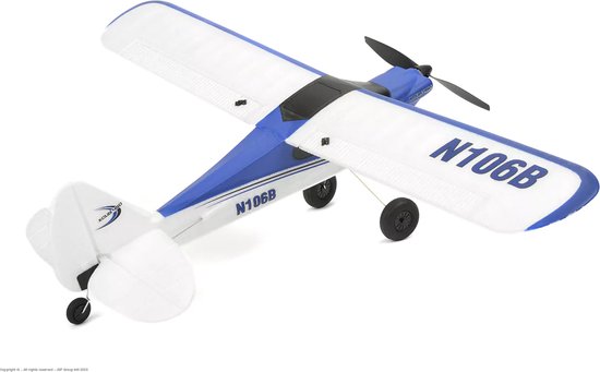 EZ- Wings - Mini Club - Avion RC - RTF - Batterie Li-Po 1+1 - Chargeur USB  inclus - Blauw | bol