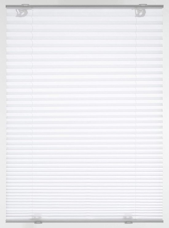 GARDINIA Solo Roof Window Pleated Blind, No Drilling Required, with Suction Cups, Opaque Folding Roller Blind, Includes All Mounting Parts, White, 95.3 x 100 cm