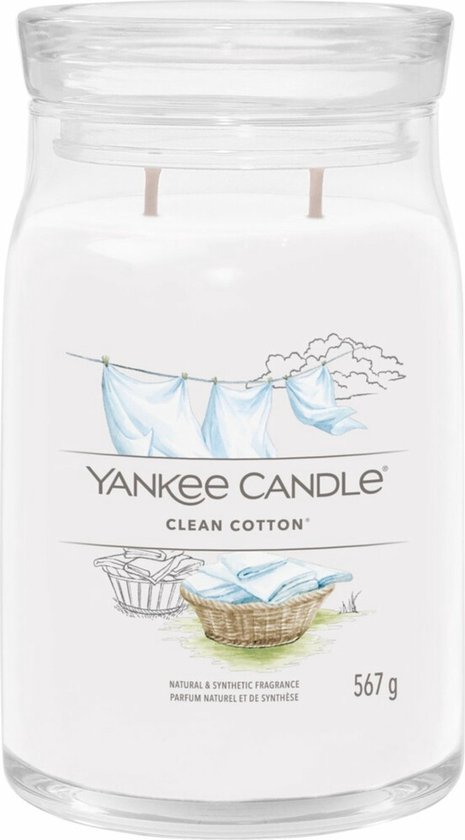 Yankee Candle - Grand pot Clean Cotton Signature