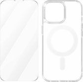 MagSafe behuizing van helder gehard glas, 4smarts p. iPhone 15 Pro Max