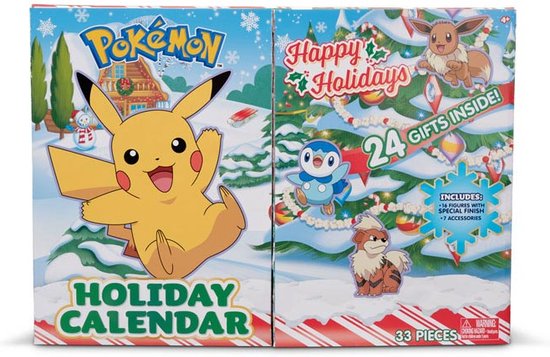 Pokémon – Adventskalender – 24 cadeautjes