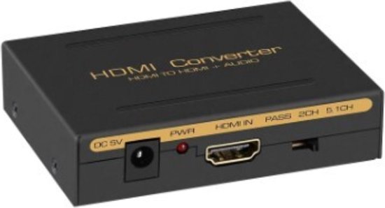 HDMI audio splitter (SPDIF + R / L tulpstekkers) - HDMI Audio Extractor -  Ziggo Next... | bol